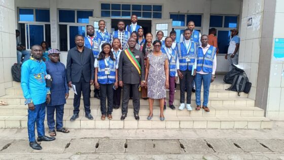 COURTESY VISIT OF THE MODEL UNITED NATIONS YOUNG LEADERS PARLIAMENT TO THE BUEA COUNCIL.