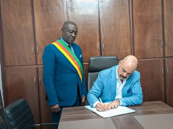 COURTESY VISIT OF HE VOLKAN OSKIPER, TURKISH AMBASSADOR TO CAMEROON TO THE LORD MAYOR OF BUEA COUNCIL.